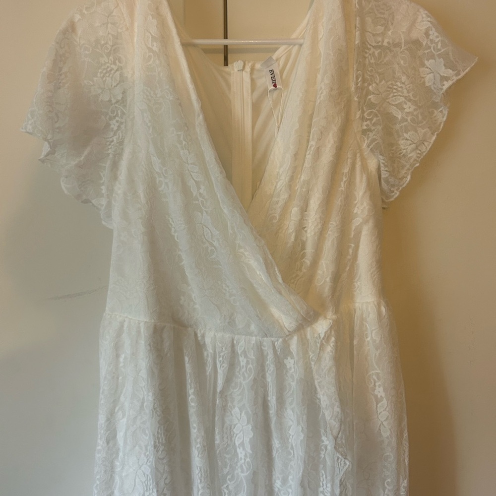 Ever Pretty Ivory Lace Gown
